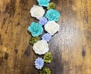 三つ編みに刺すだけの簡単花ピンお作りします 完成品はもちろんオーダーメイドも受付中 イメージ2