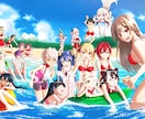 期間限定！実績10件まで特別価格！イラスト描きます SDキャラ、アイコン、SNS用、動画用なども対応可です◎ イメージ6