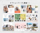 ミュージックカルチャー風プロフィールブックます 画像と文字の差し替えで簡単に制作可能！！オプションも豊富！ イメージ9