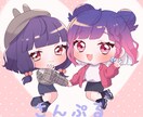 デフォルメで1枚絵、アイコン、ヘッダー作成します もちもちかわいい絵を描くのが得意です！ イメージ2