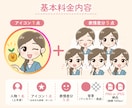 SNS運用に◎ミニキャラアイコン＋表情5点描きます 商用◎可愛さ×実用性の最強セットでSNSデビュー応援します♪ イメージ3