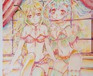 アナログで水彩画やカラーインクで絵を描きます メルカリで50件以上の販売実績柔らかな絵柄多彩な構図 イメージ2