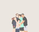 父の日のプレゼントにお写真からイラスト作成します 世界に一つだけのイラストつくりませんか？♡ イメージ7