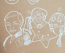 様々な絵柄で似顔絵を描きます 世界に一つだけの絵をあなたに。 イメージ4