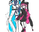 キャラクターのデザインを行います 個性的なキャラクターのデザインをします。 イメージ1
