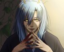 和風病みかわダークファンタジーイラスト描きます 封印された鬼、学校の怪談…妖しいダークファンタジー制作します イメージ4