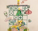 お部屋の片隅に飾れるオリジナルイラスト描きます レトロな海外の絵本のようなものが好きな方へ。 イメージ1