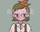 SNSアイコンに使える人物イラスト描きます SNSなどのアイコンに使える、シンプルおしゃれなイラスト。 イメージ6