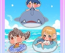 デフォルメイラスト承ります あなただけのイラスト・SNSのアイコンを描きます！ イメージ5
