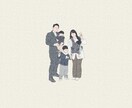 大切なお写真をほっこりするイラストにします ＳＮＳアイコン・似顔絵プレゼント・ウェルカムボードなど♪ イメージ1