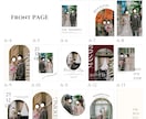 選べる全8Pの結婚式プロフィールブック作れます 即日納品！スマホ編集可！編集・印刷マニュアルもお渡しします イメージ3