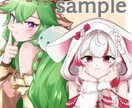 SNS用アイコン・自キャラ等描かせていただきます アニメ塗りで魅力的なイラストに仕上げます イメージ7