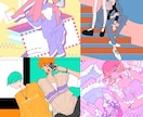 イラスト全般制作承ります アイコン/ヘッダー/MV/グッズ/表紙/幅広く対応いたします イメージ4