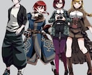 立ち絵制作いたします TRPG、ゲーム、動画などいろいろな目的に使える立ち絵の制作 イメージ4
