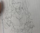 自作発言OK!落書風アナログイラストお書きします 可愛い女の子アナログでお描きします♪ イメージ9