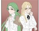 バストアップのイラスト制作承ります アイコン、TRPGなど！商用利用、二次利用OK！ イメージ2
