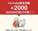 YouTube再生回数増やします YouTubeで再生数倍増！新たなファンを獲得♪ イメージ1