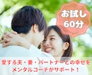 60分ビデオチャットでコーチングをします 愛する夫・妻・パートナーとの幸せをメンタルコーチがサポート！ イメージ1
