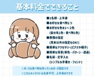 ゆるシンプル似顔絵×食べ物アイコン描きます 好きな色と食べ物でアピール♪覚えてもらいやすいアイコンに！ イメージ2