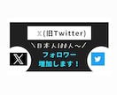 Xの日本人フォロワー増やします 【6月から値上げ予定】日本人フォロワー100人増加します！ イメージ1