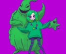似顔絵やキャラクターをSNS用に可愛く描きます ゆめかわポップな絵柄でアイコンを書きます！ イメージ5