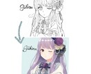 あなたの描いた線画を綺麗にデジタルで描き直します 『アイディアはあるのに上手く描けない…』という方にオススメ！ イメージ1