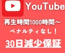 YouTube再生時間増えるまで拡散します YouTubeで収益化したい方におすすめ！ イメージ1