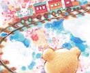 絵本風の可愛いイラスト描きます 手描きのあたたかなイラストです！ イメージ2