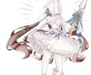 イラスト作成します 可愛い女の子のイラスト描きます！ イメージ1