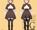 IRIAM、TRPG、動画などに使用できます 安くて早い（10日以内）に立ち絵を提供致します。 イメージ1