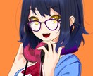 バストアップイラスト、アイコン描きます バストアップイラスト。アイコン。イラストの着色 イメージ2