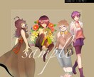TRPG、ゲーム、動画等で使える立ち絵を描きます ◆立ち絵を制作　最短3日　おまけの表情差分つき◆ イメージ5