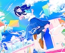 MV.歌ってみた. 1枚絵など描きます シンプル×ポップ×躍動感ある絵が得意です！幅広く出来ます イメージ3