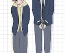 全身立ち絵や三面図など描きます キャラクターデザインや表情差分なども制作します イメージ6