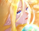 女の子のイラスト描きます 神秘的な雰囲気と成分多めの画風です イメージ4