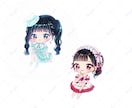 キラキラかわいいミニキャライラスト✧お描きします アイドルさんのグッズ・フラスタにも！メッセージカード作成も◎ イメージ4