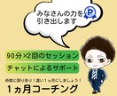 1か月伴走型プラン★ありたい姿へ一緒に走ります ビデオ通話90分×2回×メッセージサポート イメージ1