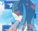 個性を活かすMVイラスト等の一枚絵お描きいたします ダークさの中に繊細な心情を織り交ぜメッセージを届けます イメージ3