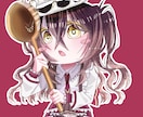 最強に可愛いミニキャラを描きます 商用利用可、複雑な装飾も追加料金なしです！ イメージ1