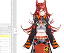 要イラスト、Vtuberのモデリング承ります 受注から納品まで約10日（通常）〜最短3日（お急ぎ） イメージ1