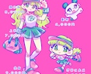 個性豊かなキラキラでかわいいイラスト描きます SNSアイコン、グッズ、挿絵、似顔絵などのイラスト♡ イメージ2
