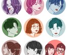 SNSでご利用いただけるアイコンを作成いたします クレヨンタッチ_お洒落アイコン イメージ3
