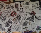 イラスト描きます ちょっと薄暗い鬱系の絵柄が多いです イメージ1