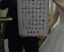 ゲスト様と作り上げる似顔絵結婚証明書を作成します ゲスト様が似顔絵にサインして完成する似顔絵入りの結婚証明書 イメージ4