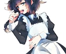 手書き感のある人物イラスト作成します SNSアイコン、立ち絵、MV動画、配信サムネイルなどに イメージ1