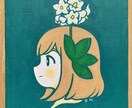 花×女の子のイラストを描きます お好きな花で、世界に一つだけのイラストを イメージ4