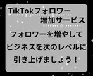 TikTokフォロワー増やします 一気に拡散！フォロワー増加で人気急上昇♪ イメージ2