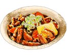 あなたの料理、味のあるイラストにします メニューや自身のアイテムに自分だけのイラストを入れたい方へ イメージ2