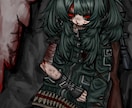 ミリタリー・グランジ系のダークな少女を描きます snsアイコン、動画内使用などいろんな用途の1枚絵 イメージ4