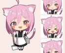 デフォルメ・SDキャラクターのイラストを制作します SNSアイコン、ブログ、グッズ等様々な用途でご使用頂けます。 イメージ2